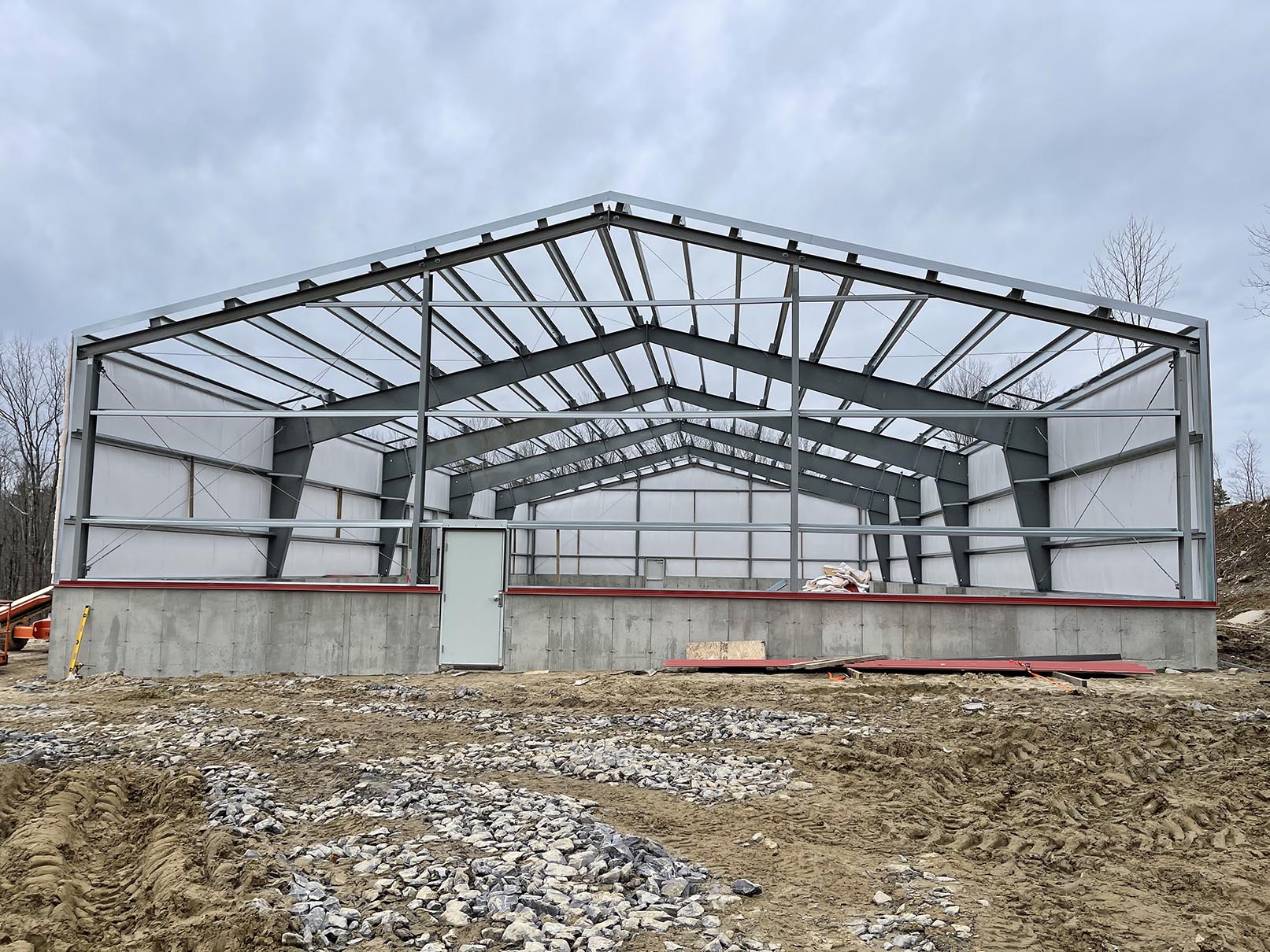 Storage Building Gray Maine - A Titan Steel Erectors project photo