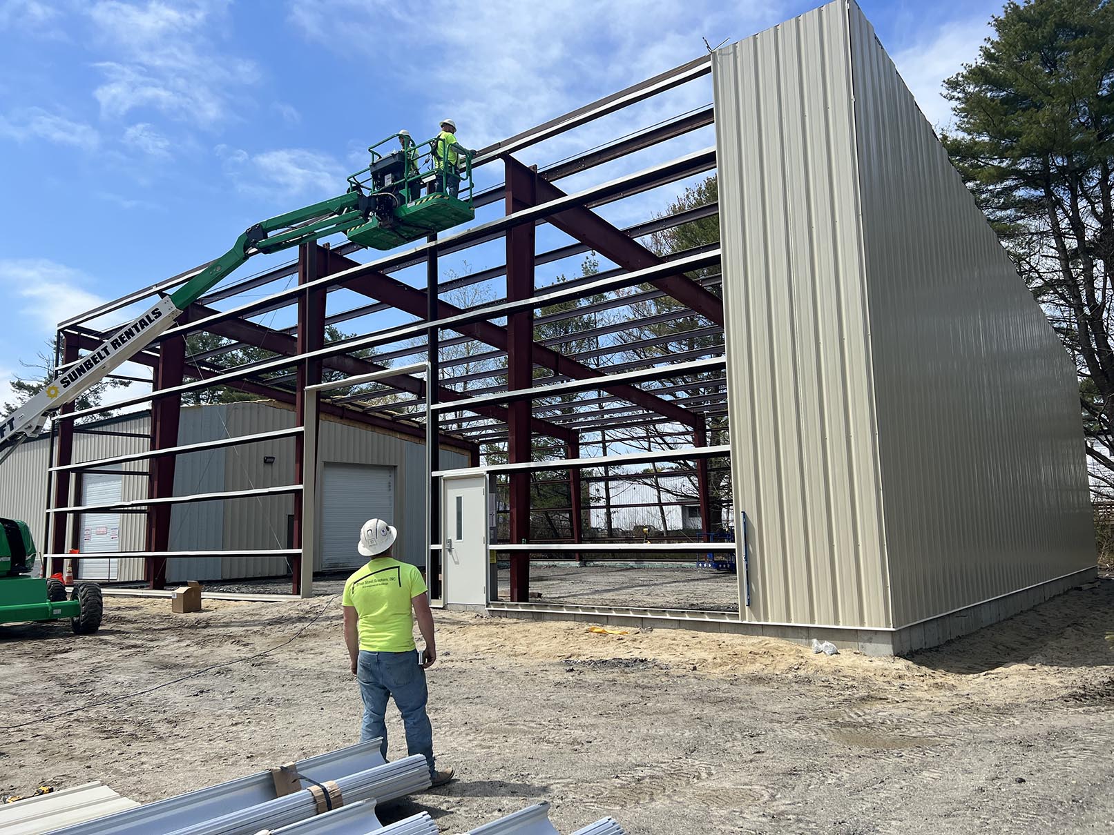 Small Addition to a Commercial Property - Titan Steel Erectors, Inc.