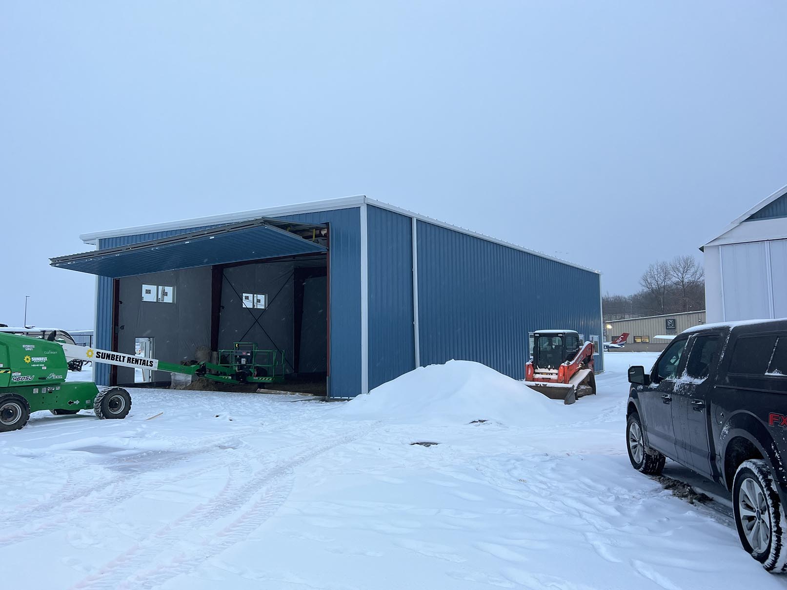 Life Flight Helicopter Hangar, Fitchburg, MA project image Titan Steel Erectors